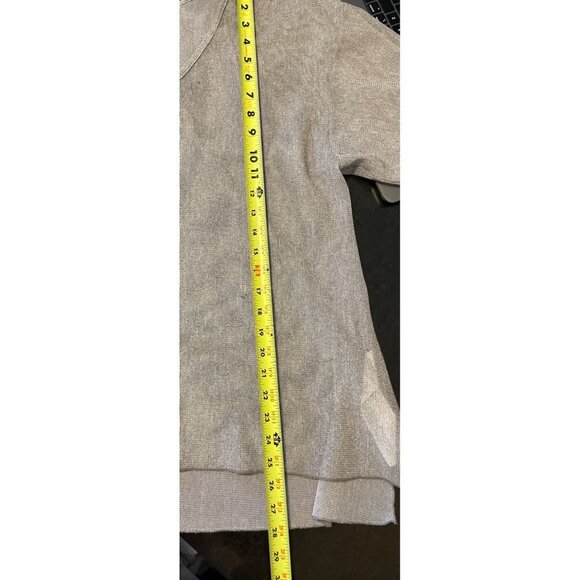 Joseph Ribkoff Silver Knit Pullover 3/4 Sleeve Tunic Top Sz 10 - Picture 10 of 11